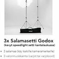 Alquilar un artículo: 3x Salamasetti Godox