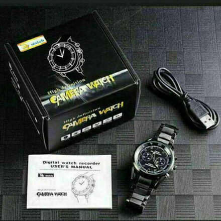1 pc. Lot. Watch Camera Spy Hidden 1080p Night Vision 32GB