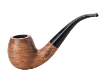 Post Now: Classic bent Rose tobacco pipe