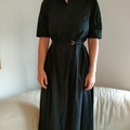 Selling: Black cotton button up full dress