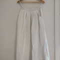 Selling: 100% linen white skirt
