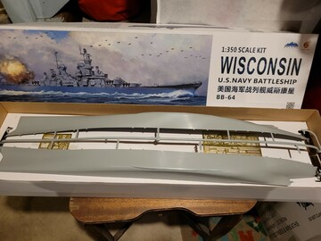 Selling with online payment:  1:350 USS Wisconsin