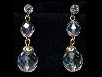 Liquidation/Wholesale Lot: 40 pairs-Bohemian Crystal Earrings--$2.50 pair