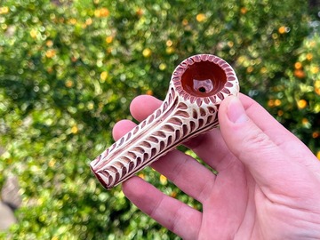 Post Now: Carved Hand Pipe