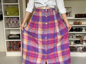 Selling: Pendleton 100% linen skirt