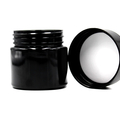 Contact for pricing: 3oz Black PET Jar with CR Lid & PE Liner - 608 Count