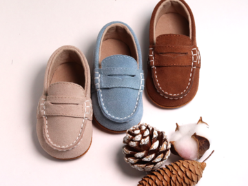  : Baby / Toddler Boys Genuine Suede Leather Loafers