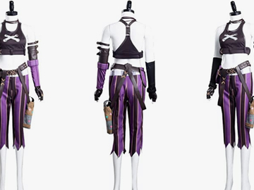 Selling with online payment: Jinx Arcane Cosplay 