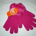 Comprar ahora: Wonder Nation Girls Faux Fur Lined Gloves 50 Pair
