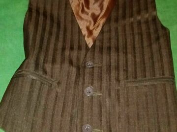 Selling with online payment: 4T Boys Vest Suit Brown EUC