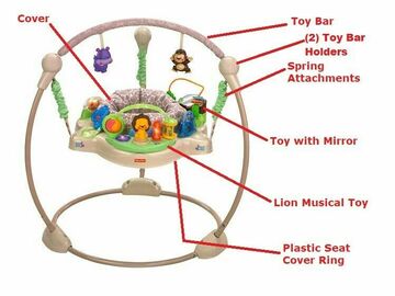 Selling with online payment: Fisher Price Safari Jumperoo / REPLACEMENT PARTS - PICK ONE