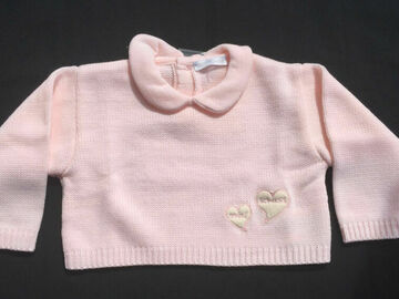 Selling with online payment: Mini Schuss Pink Baby Girls Sweater, Baby Girls Winter Sweater 