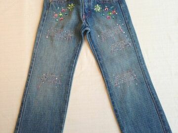 Selling with online payment: Girls Multi-color Rhinestone Jeans, Girls Jeans Multiple Sizes
