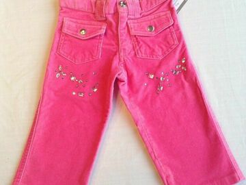 Selling with online payment: Girls Rhinestone Capri Pants