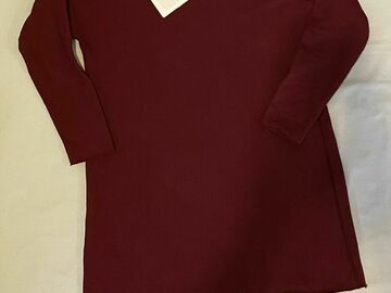Selling with online payment: NWT $108 La Bottega Di Giorgia Size 10 Dress Tunic Sweatshirt Bur