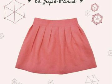 Selling with online payment: $75 NWT Je Suis En CP! Size 3 3T Linen Paris Simple Skirt Pleated