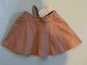Selling with online payment: NWT $59 Juste Cle Size 92 2 3 2T 3T Skirt Rose/Beige Girl A-line 