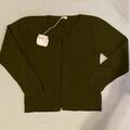 Selling with online payment: NWT $116 Ketiketa Size 12 Girl Minimal Sweater Cardigan Wool Dark