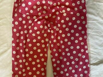 Selling with online payment: NWT Gymboree Size 9 Tea Time Afternoon Capri Pants Cropped Pink W