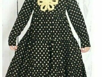 Selling with online payment: Hanna Andersson Size 130 7/8 Dress Loves To Twirl Polka Dot Tulle