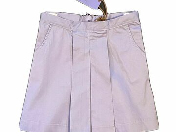 Selling with online payment: NWT $58 Kipp Size 3 3T Skirt Violet Pleated Simple Cotton Lavende