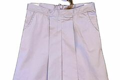 Selling with online payment: NWT $58 Kipp Size 3 3T Skirt Violet Pleated Simple Cotton Lavende