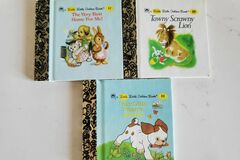 Selling with online payment: Little Little Golden Books 3x3 in books Lot of 3 Mini Books 17 20