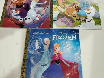 Selling with online payment: A Little Golden Book Lot Of 3 Frozen Books New Reindeer Friend Fr
