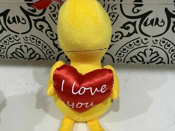 Selling with online payment: Peanuts Woodstock Valentines Day “I Love You” Plush 16”- EUC!!