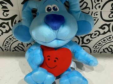 Selling with online payment: Blues Clues And You Red Heart Plush 2020 Nickelodeon Blue Dog 14 