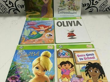 Selling with online payment: Lot Of 6 Tag Reader Leap Frog Books Fancy Nancy Ariel Tangled Dor