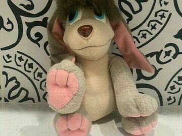 Selling with online payment: Vintage 8" Anastasia Movie Dog POOKA Plush Stuffed Animal Flappin