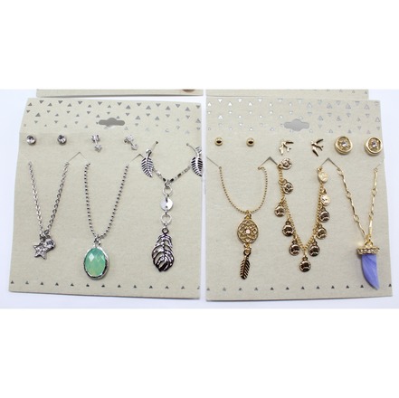 Dozen Trio Necklace & Earrings Sets (36 Sets Total) $312 Value