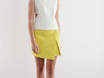 Lote al por mayor: Women's Designer Solid Color Mini Skirt