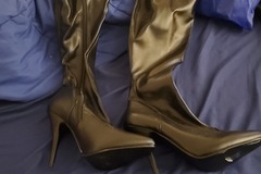 Selling: Sz 9  up thigh high boots 