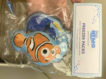 Selling with online payment: Pottery barn SET Finding NEMO Dory ice Freezer pack lunch school 