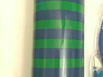 Selling with online payment: Pottery barn WATER BOTTLE LARGE Stripe 17 oz school Space lunch h