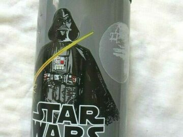 Selling with online payment: Pottery barn Star Wars Darth Vader WATER BOTTLE superhero school 