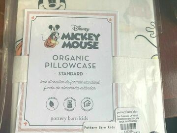 Selling with online payment: Pottery Barn Mickey Mouse PILLOW case cover holiday Halloween Min