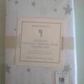 Selling with online payment: pottery barn kid Metallic SILVER SHINING STAR ORGANIC pillow case