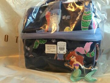 Selling with online payment: Pottery barn Mermaid Retro LUNCH BOX + Ice Disney Ariel school ki