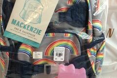 Selling with online payment: Pottery barn Pre K Rainbow Backpack BAG mini + Kitty CAT Ice Pack