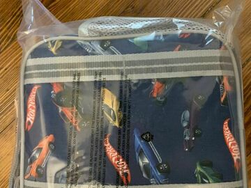 Selling with online payment: Pottery barn KIDS HOT WHEELS LUNCH BOX school boy PRE K car truck