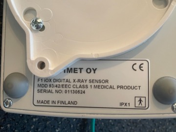 Gebruikte apparatuur: HDX Digitale X-Ray Sensor
