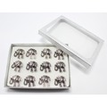 Comprar ahora: One Dozen Lucky Elephant Adjustable Rings in Box #R2030