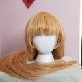 Selling with online payment: Peach Blonde Long Wig