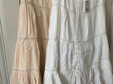 Comprar ahora: Joie Tiered Peasant Skirt Lot Retail 220$ High End!!!! 20$ each