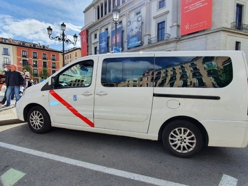 Alquiler sin botón de pago: Publicidad en Taxi de Madrid