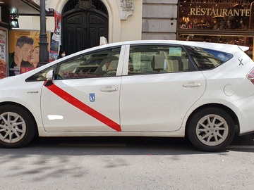 Alquiler sin botón de pago: Publicidad en Taxi de Madrid
