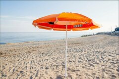 Liquidation/Wholesale Lot:  Pocketbrella-Orange Beach Umbrella with Built-In Pocke